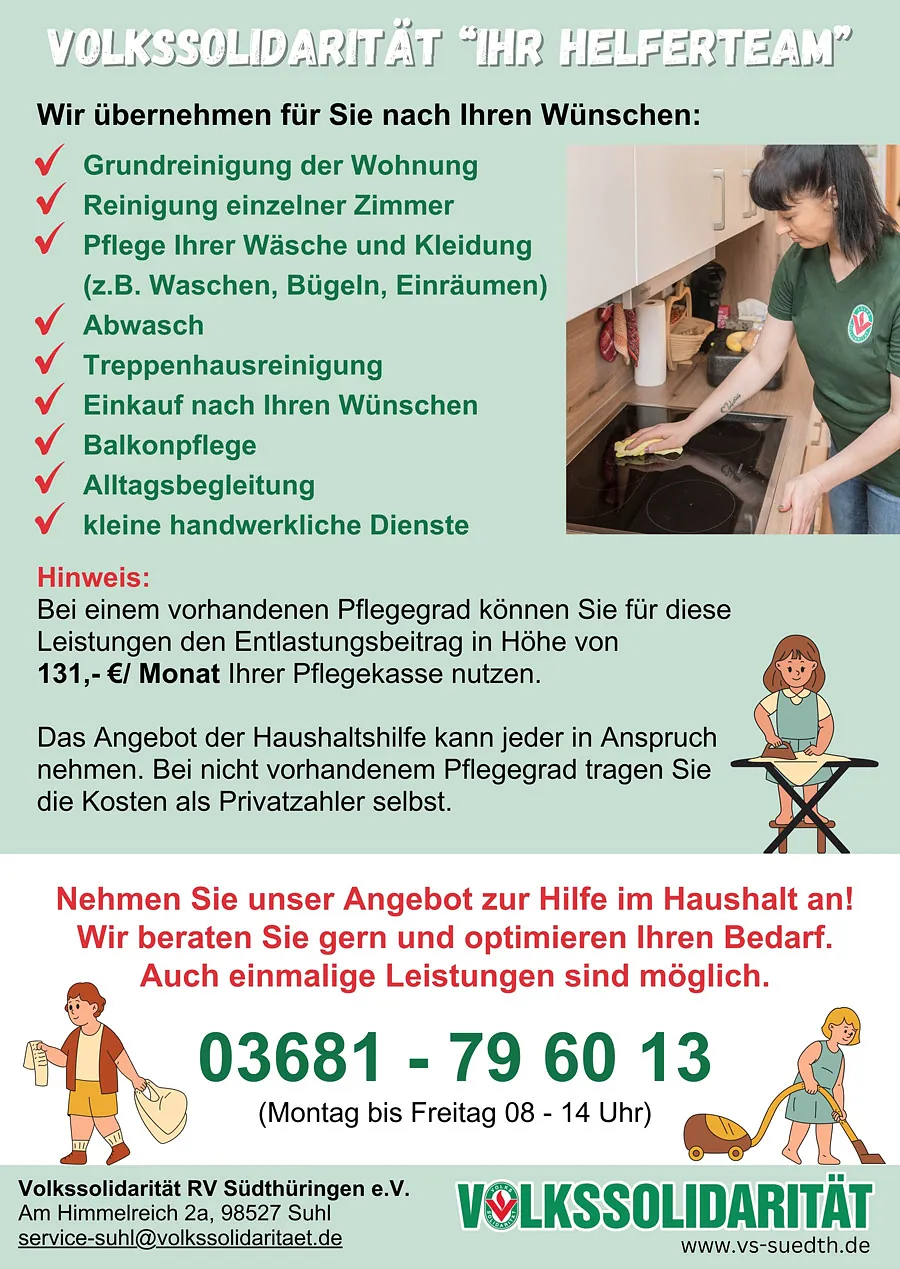 Ihr Helferteam der Volkssolidarität