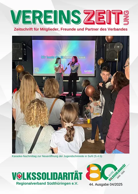 Volkssolidarität Suedthueringen - 44. Ausgabe - 4/2025